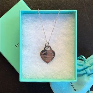 Tiffany&Co. Heart Tag Pendent Necklace